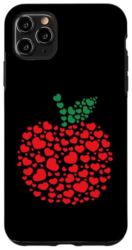 Hülle für iPhone 11 Pro Max Apple Hearts Valentinstag Lehrer Studenten Männer Frauen Kinder von Adorable Valentine's Day Teacher Apparel