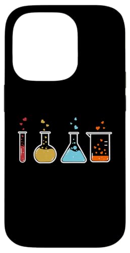 Hülle für iPhone 14 Pro Chemie Herzen Wissenschaft Nerd Niedlich Valentinstag Männer Frauen von Adorable Valentine's Day Teacher Apparel