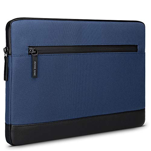 Adore June 14,6 Zoll Bent Tablet Tasche Blau kompatibel mit Galaxy Tab S9 Ultra und Galaxy Tab S8 Ultra, Nachhaltige Recycelte Stoffe, wasserdichte Reißverschlüsse und Stifthalter für S-Pen von Adore June