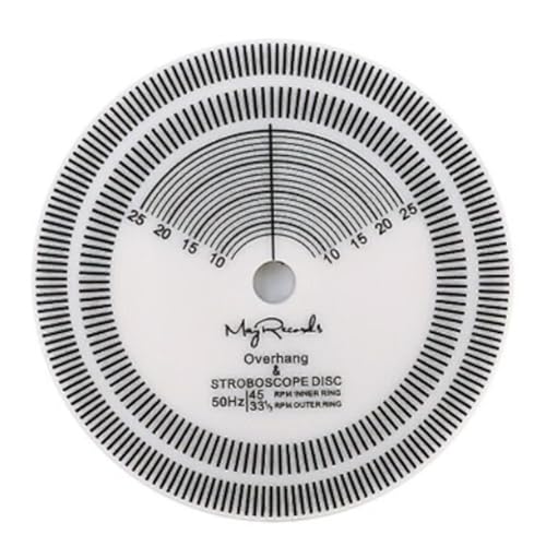 Adririv LP-Plattenspieler, Stroboskop-Disc-Kalibrierung, Drehzahlmesser, Plattenspieler-Geschwindigkeitserkennung, Plattenkalibrierung von Adririv