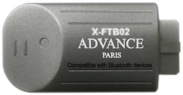 XFTB 02 Bluetooth-Empfänger schwarz von Advance Paris