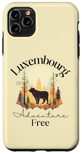 Hülle für iPhone 11 Pro Max Abenteuer frei Luxemburg Urlaub Vintage Luxemburg von Adventure Defined Co