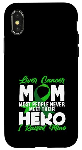 Hülle für iPhone X/XS Leberkrebsbewusstsein Mom Hero I Raised Mine von Advocate for Liver Cancer Warriors and Survivors