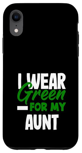 Hülle für iPhone XR Leberkrebs-Bewusstsein I Wear Green For My Aunt von Advocate for Liver Cancer Warriors and Survivors