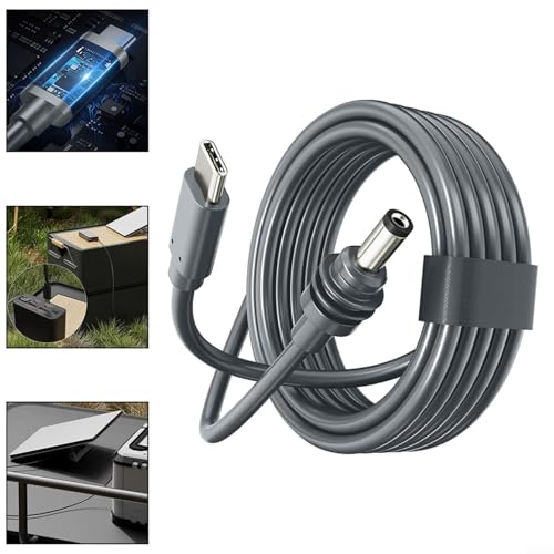 Advokingtap 2 m/5 m/10 m wasserdichtes USB-C-Ladekabel, Typ-C-Kabel, schnelles Aufladen, für Starlink Mini-Gerät (5 m) von Advokingtap