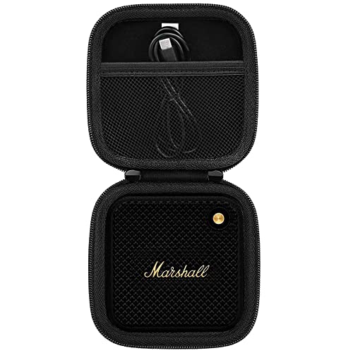 Aenllosi Hart Tasche Hülle für Marshall Willen Tragbaren Bluetooth Lautsprecher, Nur Tasche(Schwarz) von Aenllosi