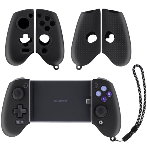 Aenllosi Silikon Griff Taschen Cover für Gamesir G8 Galileo/G8 PLUS Mobile Gaming Controller,GameSir Handy Gaming Controller Hülle. (Nur Tasche) (Schwarz) von Aenllosi