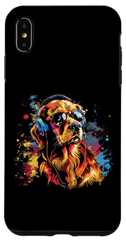 Splash Art Canide Musik K9 Kopfhörer Hund Hülle für iPhone XS Max von Aesthetic Art Hund Canide Liebhaber Design