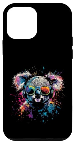 Splash Art Beutelbär Musik Koalabär Kopfhörer Koala Hülle für iPhone 12 mini von Aesthetic Art Koala Beutelbär Liebhaber Design