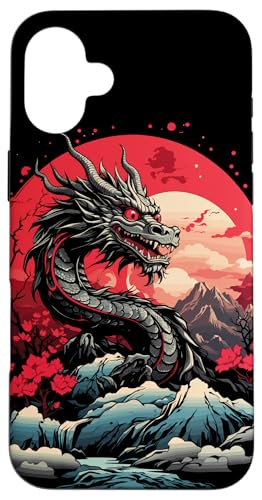 Hülle für iPhone 16 Plus Japanischer Drache Aesthetic Japan Style Streetwear Drachen von Aesthetic Japanese Drache Asia Streetwear Japan