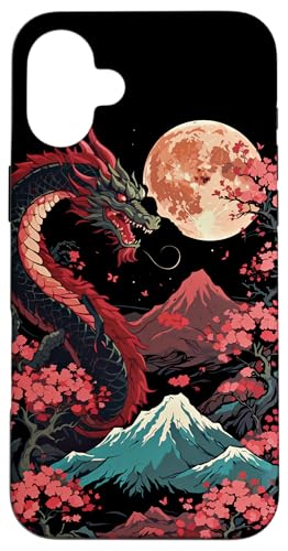 Hülle für iPhone 16 Plus Japanischer Drache Aesthetic Japan Style Streetwear Drachen von Aesthetic Japanese Drache Asia Streetwear Japan