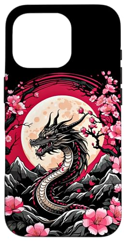 Hülle für iPhone 16 Pro Japanischer Drache Aesthetic Japan Style Streetwear Drachen von Aesthetic Japanese Drache Asia Streetwear Japan