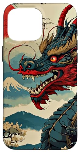 Hülle für iPhone 16 Pro Max Japanischer Drache Aesthetic Japan Style Streetwear Drachen von Aesthetic Japanese Drache Asia Streetwear Japan