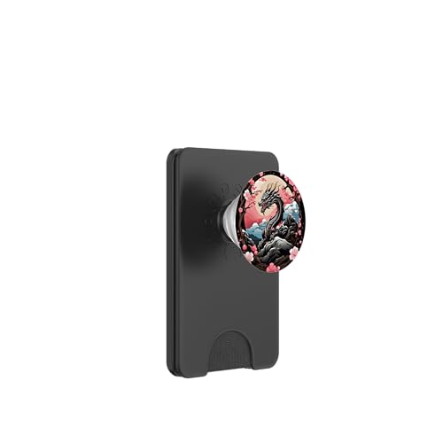 Japanischer Drache Aesthetic Japan Style Streetwear Drachen PopSockets PopWallet für MagSafe von Aesthetic Japanese Drache Asia Streetwear Japan