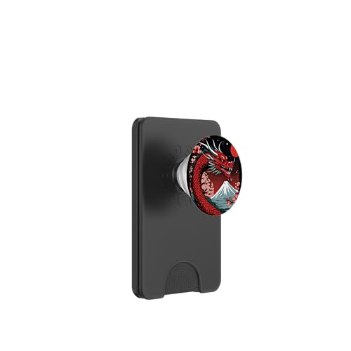 Japanischer Drache Aesthetic Japan Style Streetwear Drachen PopSockets PopWallet für MagSafe von Aesthetic Japanese Drache Asia Streetwear Japan