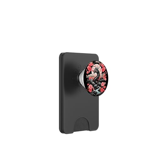 Japanischer Drache Aesthetic Japan Style Streetwear Drachen PopSockets PopWallet für MagSafe von Aesthetic Japanese Drache Asia Streetwear Japan