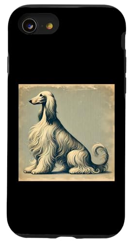 Hülle für iPhone SE (2020) / 7 / 8 Afghanischer Hound Shirt Hund Mama Papa Balkh Baluchi Tee Doggie Pet von Afgan Hound Gifts and Doggie Shirts