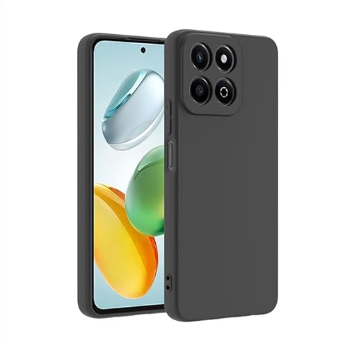 Afikyutu Hülle für Honor 200 Smart, Handyhülle Kameraschutz, Soft Matte Handyhülle, Thin Case, Stoßfeste Schutzhülle, Schwarz [Kamera Schutz] von Afikyutu