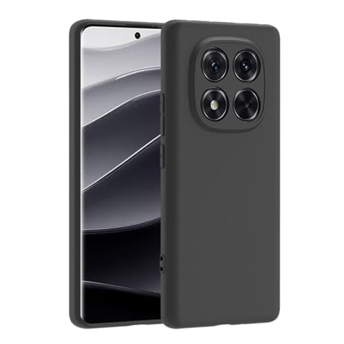 Afikyutu Hülle für Xiaomi Redmi Note 14 Pro 5G/ Poco X7 5G, Handyhülle Kameraschutz, Soft Matte Handyhülle, Thin Case, Stoßfeste Schutzhülle, Schwarz [Kamera Schutz] von Afikyutu