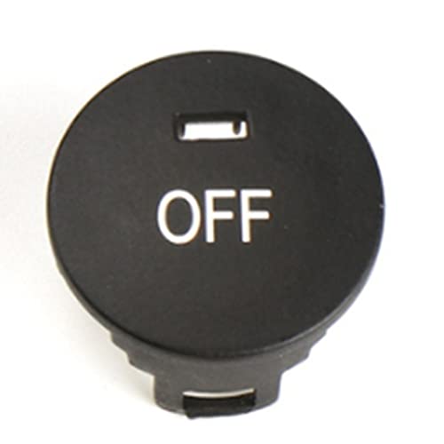 Aflytep Conditioning Panel Switch Button Control Knob Cover OFF für 5er E60 E61 61319250196 von Aflytep