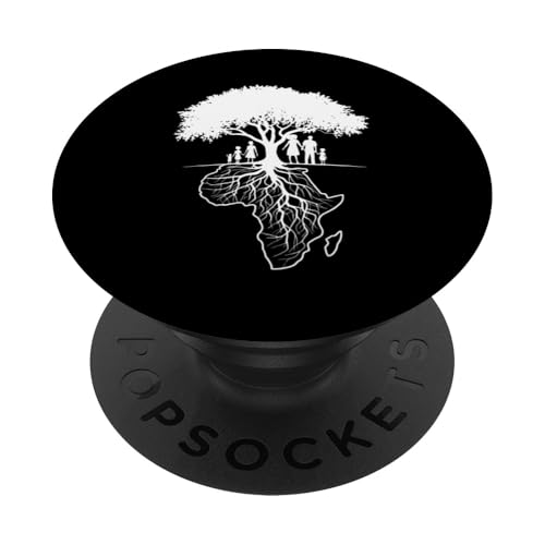 Black History Month African Roots Family Black Afro-Africa PopSockets Klebender PopGrip von African Clothes Black History Outfits Juneteenth