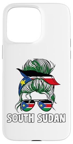 Hülle für iPhone 15 Pro Max Südsudan Girl African Girls Flagge von African Girls