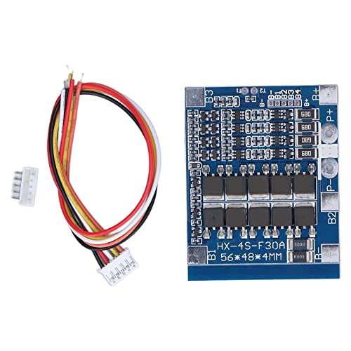 4S 14,8 V Lithium-Batterie-Schutzplatine, 30 A Lithium-Batterie B MS PCB Integrierte Schaltkreise Schutzplatine Zellbalance für 12,8 V Lithium-Eisen-Phosphat-Batterie von Agatige