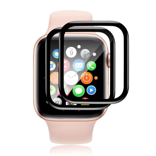 Agedate für Panzerglas für Apple Watch Series 7/8 45mm Schutzfolie, 2 Stück 9H Displayschutz für Apple Watch 8 45mm Schutzglas, HD Displayschutzfolie für iWatch 7 45mm Panzerfolie von Agedate