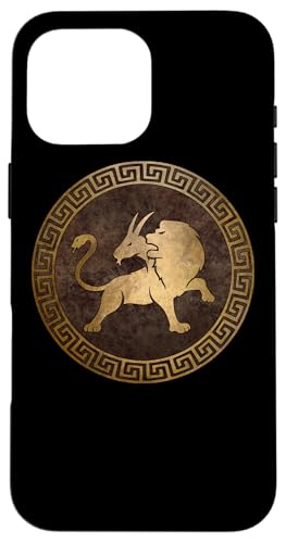 Hülle für iPhone 16 Pro Max Chimaera Antike griechische Mythologie von Agema Apparel