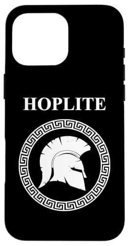 Hülle für iPhone 16 Pro Max Hoplite Ancient Greek Warrior Korinthischer Helm von Agema Apparel