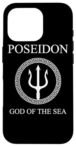 Hülle für iPhone 16 Pro Poseidon Gott des Meeres Griechischer Gott Dreizack von Agema Apparel