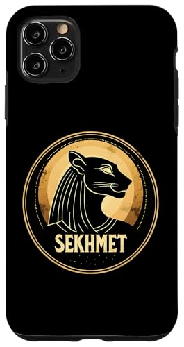 Hülle für iPhone 11 Pro Max Sekhmet, ägyptische Göttin des Krieges und der Heilung von Agema-Bekleidung