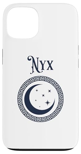 Hülle für iPhone 13 Symbol der griechischen Göttin Nyx von Agema-Bekleidung