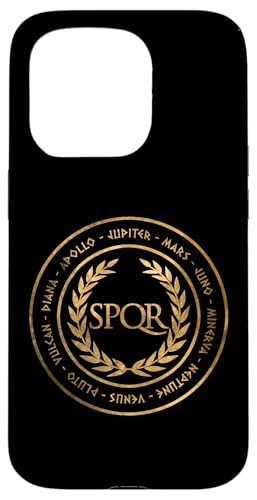 Hülle für iPhone 15 Pro Römische Götter Antikes Pantheon von Rom SPQR-Symbol von Agema-Bekleidung