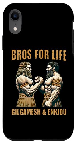 Hülle für iPhone XR Gilgamesh und Enkidu Bros For Life Lustige Geschichte von Agema-Bekleidung