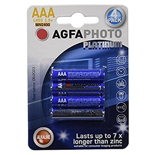 AgfaPhoto Micro AAA Batterien LR03, 4er Pack von AgfaPhoto