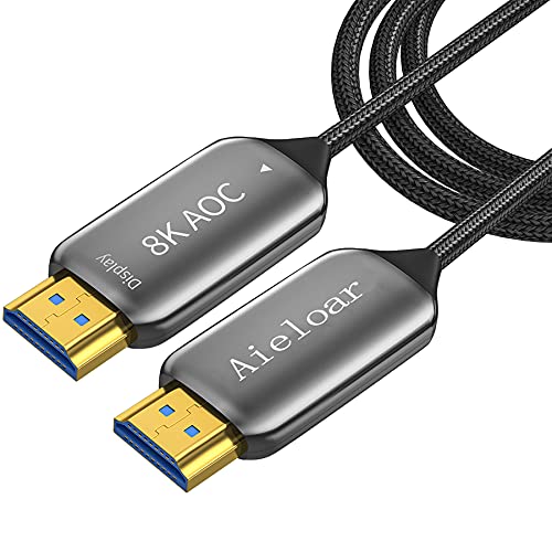 Aieloar HDMI Fiber Optica Kabel 30m, HDMI Optical Cable 2.1 8K/60Hz 48Gbps High Speed UHD Fibre Optic HDMI Cable von Aieloar