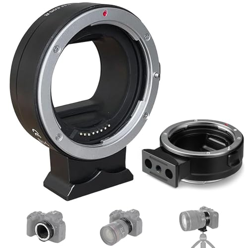 Objektivadapter EF-EOSR Autofokus-Mount Konverter kompatibel für Canon EF/EF-S Objektiv zu EOS R RP R3 R5 R50 R6 R7 R8 R10 Kameras von AiknowFoto