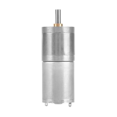 Ailgely 25 Mm DC 12 V 25GA-370 Metallgetriebemotor, Niedrige Geschwindigkeit, Großes Kraftmoment, Verschleißfest, für Elektronisches Schloss (Metall 9) von Ailgely