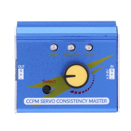 CCPM Servo Consistency Master Motor Tester ESC Checker Digital für RC Flugzeug Auto Boot Aluminiumlegierung Hohe Qualität Robust Sicher Zuverlässige Prüfung Synchronismus von Ailgely