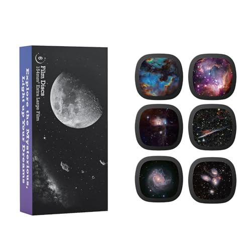 Realistische Scheiben - Scheiben für Ainael Meteor und Galaxy Projektor, 5k Ultra HD Discs für Heimplanetarium, 6 Discs Set ohne Projektor (Nebula 5) von Ainael