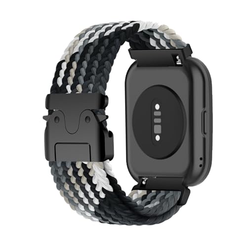 AireWiki Nylon Armband Kompatibel mit Amazfit Pop 3S - Sport Band für Damen Herren Stoff Ersatzarmband für Amazfit Pop 3S (27) von AireWiki