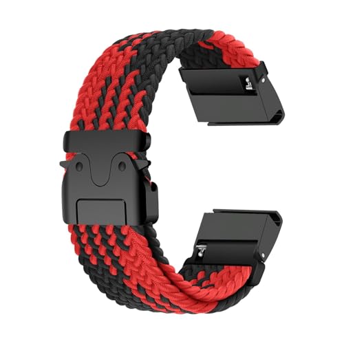 AireWiki Nylon Armband Kompatibel mit Garmin EPIX PRO 47mm - Sport Band für Damen Herren Stoff Ersatzarmband für Garmin EPIX PRO 47mm (4) von AireWiki