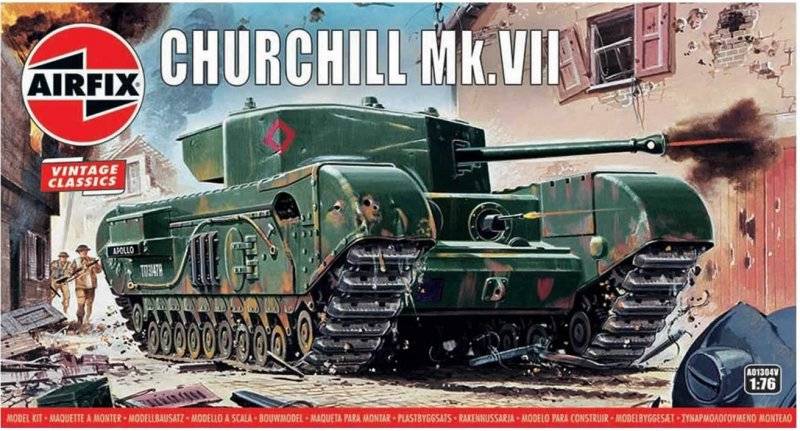 Churchill Mk.VII Tank - Vintage Classics von Airfix