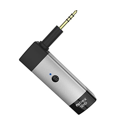 Airfrex Bluetooth Adapter Bluetooth Empfänger mit Mikrofon und 2,5 mm Klinkenstecker für Kopfhörer Sennheiser HD598 / HD598Cs / HD598SE / HD595 / HD599 / HD559 / HD569 / HD579 / HD518 / HD558 von Airfrex