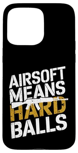 Airsoft Funny MilSim Paintball Taktische Ausrüstung Softair Hülle für iPhone 15 Pro Max von Airsoft Squad Tees for Airsoft Enthusiasts Softair