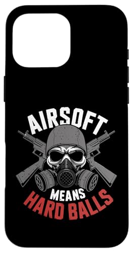 Airsoft Funny MilSim Paintball Taktische Ausrüstung Softair Hülle für iPhone 16 Pro Max von Airsoft Squad Tees for Airsoft Enthusiasts Softair