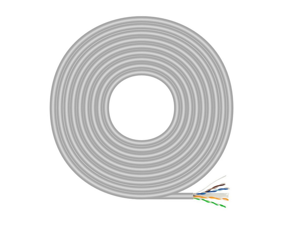 Aisens HDMI-Kabel, UTP starres Netzwerkkabel der Kategorie 6 Aisens A135-0660 Grau 100 m von Aisens