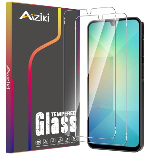 Aiziki [2 Stück Schutzfolie für Samsung Galaxy A26 5G Panzerglas [Unzerbrechlich TOP 9H Schutz] [Full Screen] Panzer Schutz Glas für Samsung Galaxy A26 5G HD Displayschutzfolie von Aiziki