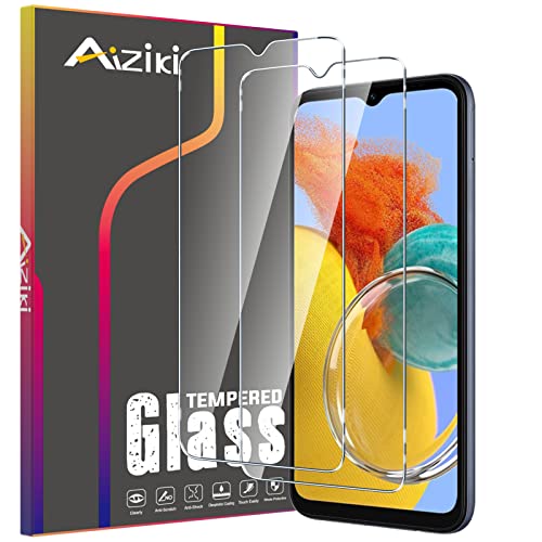 Aiziki [2 Stück Schutzfolie für Samsung Galaxy M14 5G Panzerglas [Unzerbrechlich TOP 9H Schutz] [Full Screen] Panzer Schutz Glas für Samsung Galaxy M14 5G HD Displayschutzfolie von Aiziki